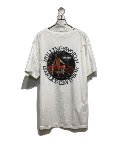 HARLEY-DAVIDSON（ハーレーダビッドソン）HARLEY-DAVIDSON (ハーレーダビッドソン) プリントTシャツ ホワイト サイズ:XLの古着・服飾アイテム