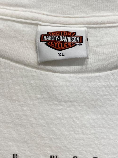 HARLEY-DAVIDSON（ハーレーダビッドソン）HARLEY-DAVIDSON (ハーレーダビッドソン) プリントTシャツ ホワイト サイズ:XLの古着・服飾アイテム