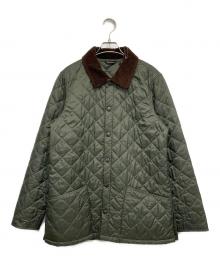 Barbour（バブアー）の古着「キルティングパテッドジャケット」｜グリーン