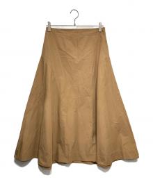 STUDIO NICHOLSON（スタジオ ニコルソン）の古着「CENTRO POWDER COTTON SKIRT」｜ベージュ