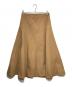 STUDIO NICHOLSON（スタジオ ニコルソン）の古着「CENTRO POWDER COTTON SKIRT」｜ベージュ