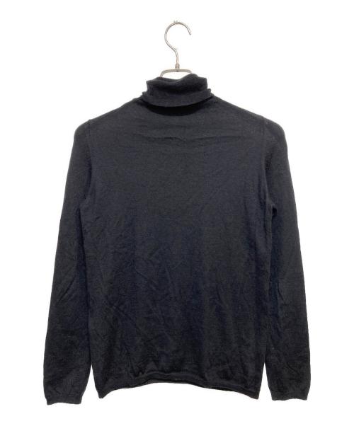 DRAWER（ドゥロワー）DRAWER (ドゥロワー) カシミヤシルクハイネックニット ブラック サイズ:2の古着・服飾アイテム