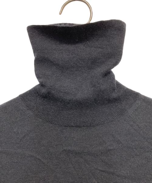 DRAWER（ドゥロワー）DRAWER (ドゥロワー) カシミヤシルクハイネックニット ブラック サイズ:2の古着・服飾アイテム