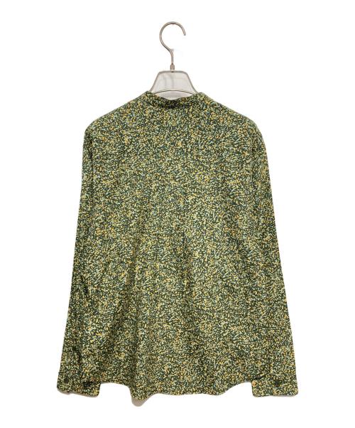 KENZO（ケンゾー）KENZO (ケンゾー) 総柄ブラウス グリーン サイズ:36の古着・服飾アイテム
