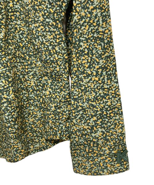 KENZO（ケンゾー）KENZO (ケンゾー) 総柄ブラウス グリーン サイズ:36の古着・服飾アイテム