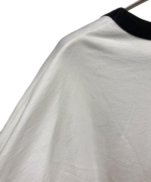doublet（ダブレット）doublet (ダブレット) OVERSIZED RINGER T-SHIRT ホワイト サイズ:SMALLの古着・服飾アイテム