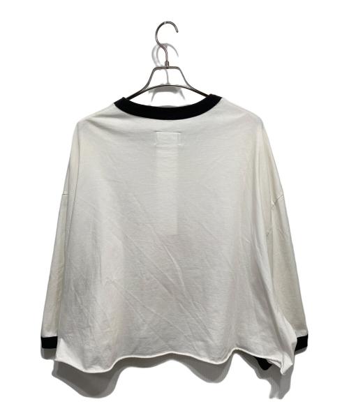 doublet（ダブレット）doublet (ダブレット) OVERSIZED RINGER T-SHIRT ホワイト サイズ:SMALLの古着・服飾アイテム