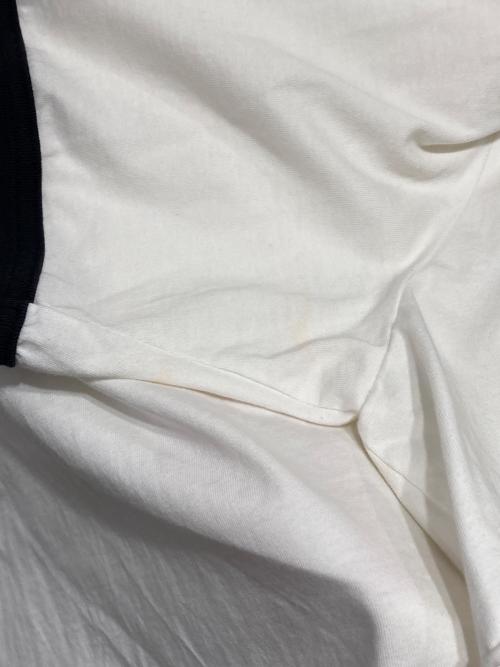 doublet（ダブレット）doublet (ダブレット) OVERSIZED RINGER T-SHIRT ホワイト サイズ:SMALLの古着・服飾アイテム