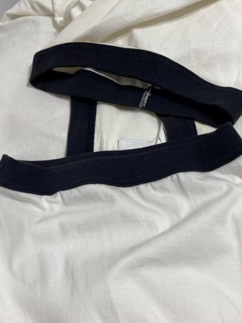 doublet（ダブレット）doublet (ダブレット) OVERSIZED RINGER T-SHIRT ホワイト サイズ:SMALLの古着・服飾アイテム