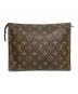 LOUIS VUITTON (ルイ ヴィトン) ポーチ ブラウン：18000円