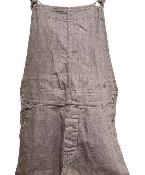DRAWER（ドゥロワー）DRAWER (ドゥロワー) グレーデニムオーバーオール グレー サイズ:３４の古着・服飾アイテム