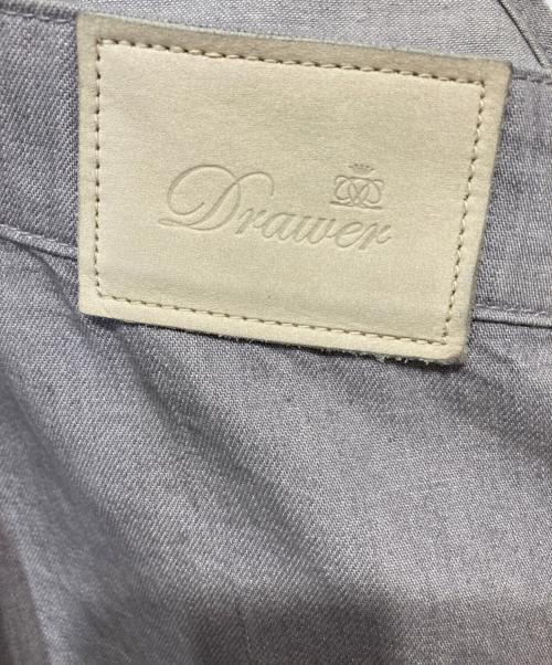 DRAWER（ドゥロワー）DRAWER (ドゥロワー) グレーデニムオーバーオール グレー サイズ:３４の古着・服飾アイテム