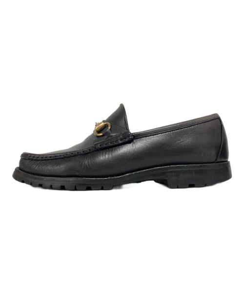 GUCCI（グッチ）GUCCI (グッチ) ホースビットローファー ブラック サイズ:40の古着・服飾アイテム