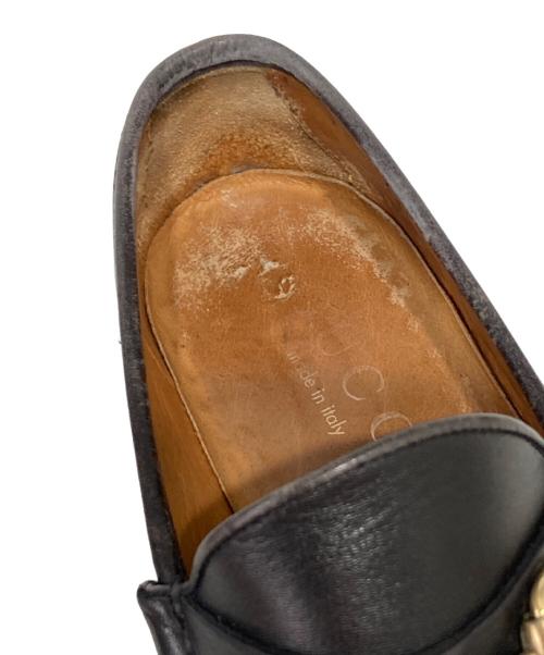 GUCCI（グッチ）GUCCI (グッチ) ホースビットローファー ブラック サイズ:40の古着・服飾アイテム