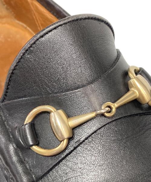 GUCCI（グッチ）GUCCI (グッチ) ホースビットローファー ブラック サイズ:40の古着・服飾アイテム