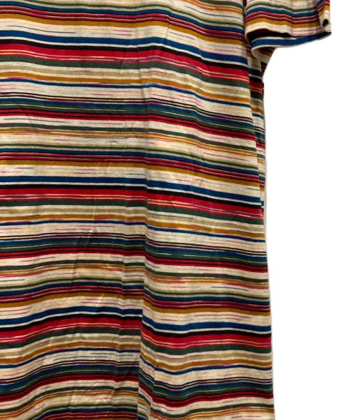 missoni sports（ミッソーニスポーツ）missoni sports (ミッソーニスポーツ) マルチボーダーポロシャツ マルチカラー サイズ:Lの古着・服飾アイテム