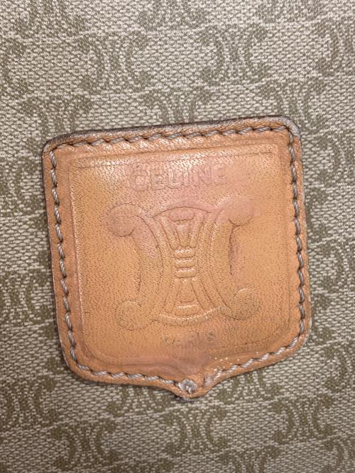 CELINE（セリーヌ）CELINE (セリーヌ) マカダムミニボストンバッグ ベージュの古着・服飾アイテム