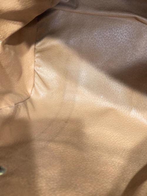 CELINE（セリーヌ）CELINE (セリーヌ) マカダムミニボストンバッグ ベージュの古着・服飾アイテム