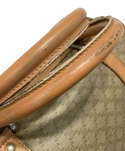 CELINE（セリーヌ）CELINE (セリーヌ) マカダムミニボストンバッグ ベージュの古着・服飾アイテム