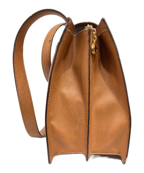 BVLGARI（ブルガリ）BVLGARI (ブルガリ) ターンロックショルダーバッグ ブラウンの古着・服飾アイテム
