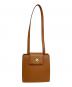 BVLGARI (ブルガリ) ターンロックショルダーバッグ ブラウン：18000円