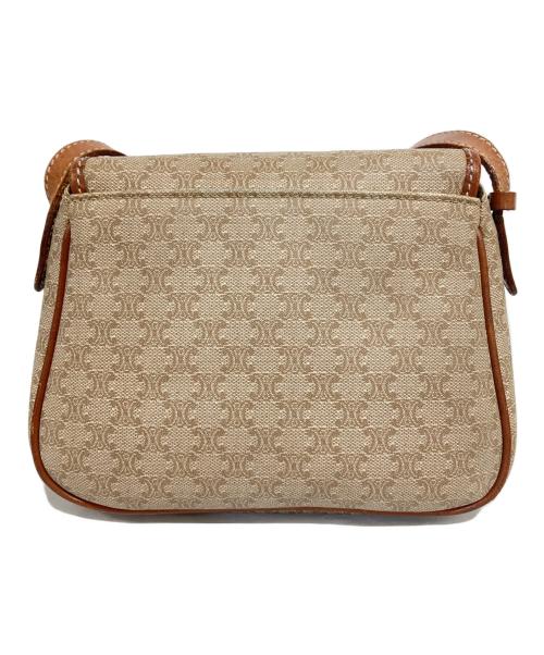 CELINE（セリーヌ）CELINE (セリーヌ) マカダムミニショルダーバッグ ブラウンの古着・服飾アイテム