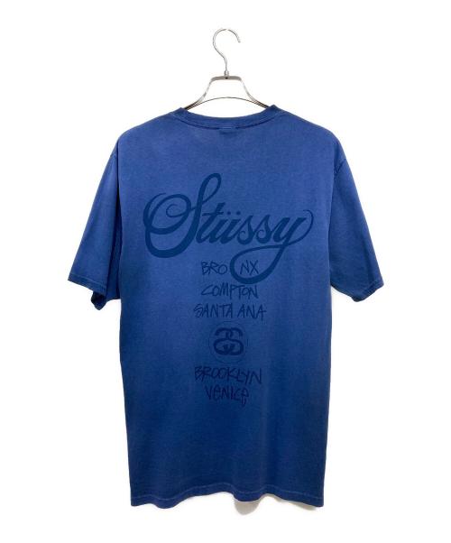 stussy（ステューシー）stussy (ステューシー) WORLD TOUR TEE ネイビー サイズ:Mの古着・服飾アイテム