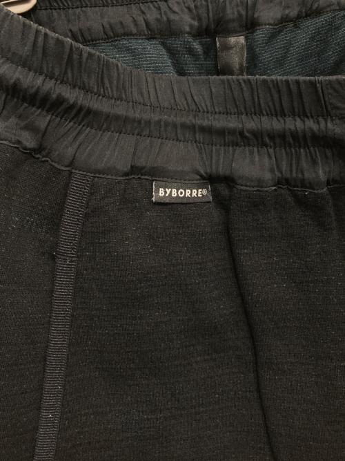 BYBORRE（バイボレ）BYBORRE (バイボレ) Tapered Cropped Pants/テーパードクロップドパンツ ブラック サイズ:Mの古着・服飾アイテム