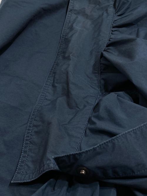 Porter Classic（ポータークラシック）Porter Classic (ポータークラシック) POPLIN Gathered JACKET/ポプリン ギャザーシャツ ジャケット ネイビー サイズ:3の古着・服飾アイテム