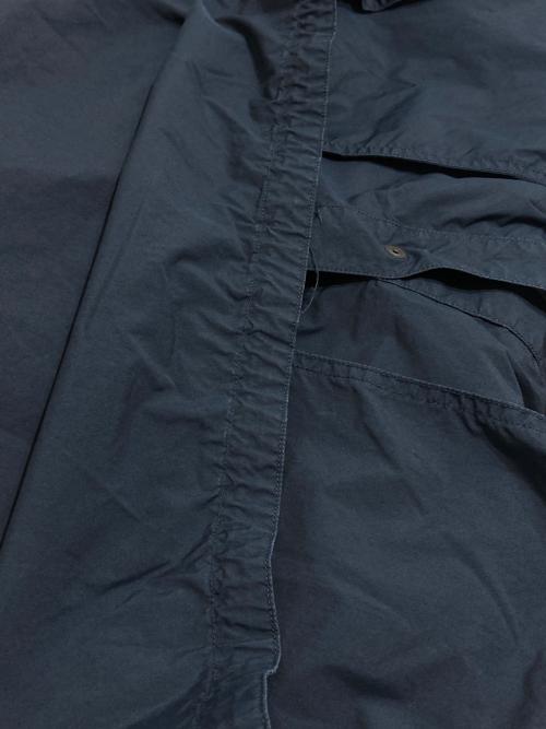 Porter Classic（ポータークラシック）Porter Classic (ポータークラシック) POPLIN Gathered JACKET/ポプリン ギャザーシャツ ジャケット ネイビー サイズ:3の古着・服飾アイテム