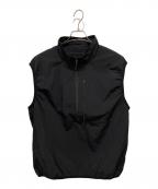 STUMPSTAMPストンプスタンプ）の古着「HALF ZIP PULLOVER VEST」｜ブラック
