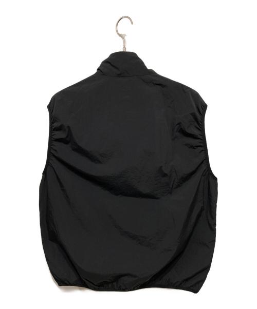 STUMPSTAMP（ストンプスタンプ）STUMPSTAMP (ストンプスタンプ) HALF ZIP PULLOVER VEST ブラック サイズ:Lの古着・服飾アイテム