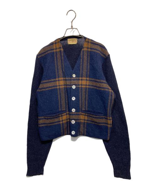 ARROW（アロー）ARROW (アロー) 60'sヴィンテージニットカーディガン ネイビー サイズ:Sの古着・服飾アイテム