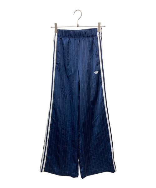 adidas（アディダス）adidas (アディダス) WIDE LEG PANTS ナイトインディゴ サイズ:Mの古着・服飾アイテム