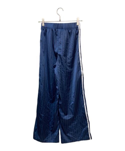 adidas（アディダス）adidas (アディダス) WIDE LEG PANTS ナイトインディゴ サイズ:Mの古着・服飾アイテム