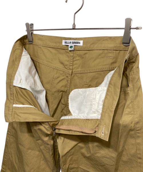 HELLA GREEN（ヘラグリーン）HELLA GREEN (ヘラグリーン) Chino Pants/チノパンツ ベージュ サイズ:Lの古着・服飾アイテム