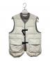HELLA GREEN（ヘラグリーン）の古着「Ripstop Nylon Down Vest」｜グレー