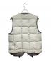 HELLA GREEN (ヘラグリーン) Ripstop Nylon Down Vest グレー サイズ:L：15000円