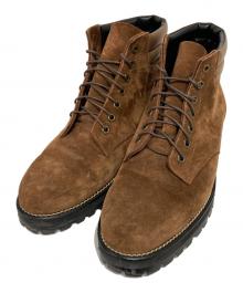 Hombre Nino×TOMO & CO（オンブレニーニョ×トモアンドシーオー）の古着「COOTIE 7 HOLE LACE UP BOOTS」｜ブラウン