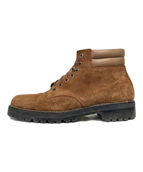 Hombre Nino（オンブレニーニョ）Hombre Nino (オンブレニーニョ) TOMO & CO (トモアンドシーオー) COOTIE 7 HOLE LACE UP BOOTS ブラウン サイズ:27の古着・服飾アイテム