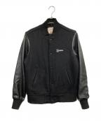 SUPREMEシュプリーム）の古着「wool varsity jacket」｜ブラック