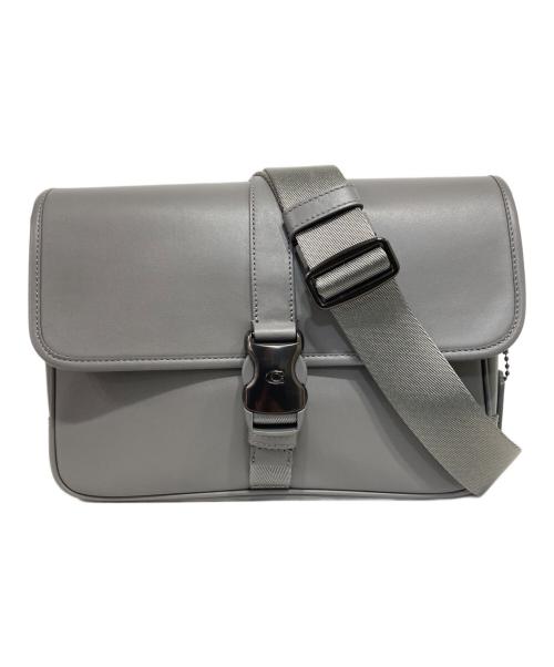 COACH（コーチ）COACH (コーチ) リーグメッセンジャーバッグ　CU042 グレーの古着・服飾アイテム