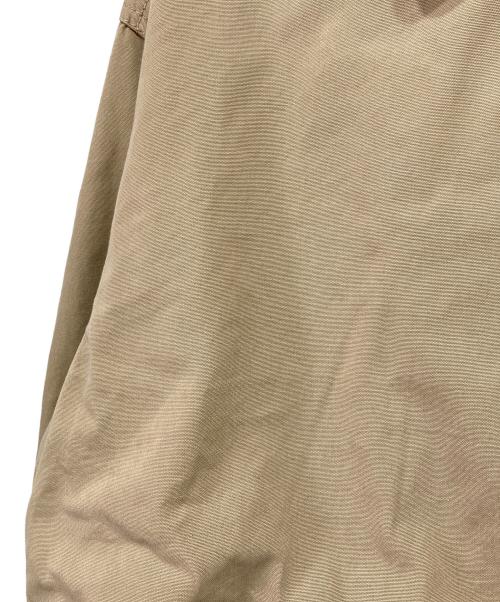 COACH（コーチ）COACH (コーチ) 襟レザーツイルワークジャケット ベージュ サイズ:Mの古着・服飾アイテム