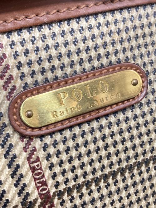POLO RALPH LAUREN（ポロ・ラルフローレン）POLO RALPH LAUREN (ポロ・ラルフローレン) ハンドバッグ ブラウンの古着・服飾アイテム