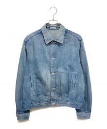 AURALEE（オーラリー）の古着「Selvedge Faded Light Denim Blouson」｜インディゴ
