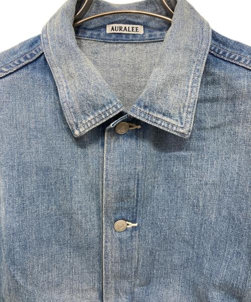 AURALEE（オーラリー）AURALEE (オーラリー) Selvedge Faded Light Denim Blouson インディゴ サイズ:4の古着・服飾アイテム