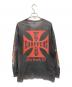 West Coast Choppers JESSE WHO (ウエストコーストチョッパーズ) フレイムスカルプリントカットソー グレー サイズ:-：17000円