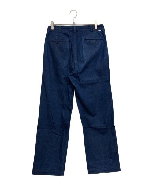 orSlow（オアスロウ）orSlow (オアスロウ) ツータックデニムワイドトラウザーズ インディゴ サイズ:Mの古着・服飾アイテム