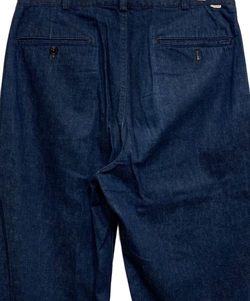 orSlow（オアスロウ）orSlow (オアスロウ) ツータックデニムワイドトラウザーズ インディゴ サイズ:Mの古着・服飾アイテム