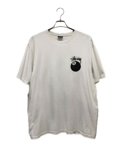 stussy（ステューシー）stussy (ステューシー) 8ボールTシャツ ホワイト サイズ:Lの古着・服飾アイテム